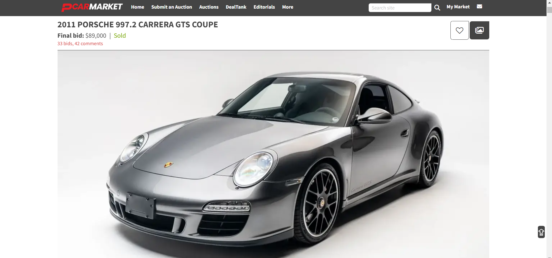 Selling a Porsche on Pcarmarket by Heritage Gruppe